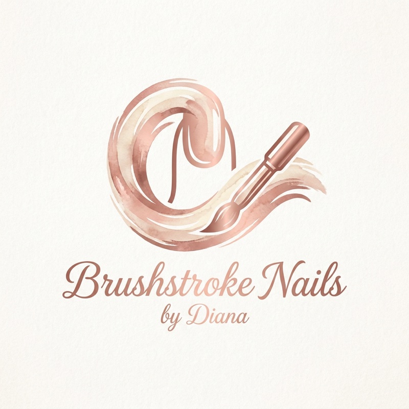 Brushstroke Nails